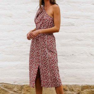 Apiece Apart Palma dress in mango bouquet XS